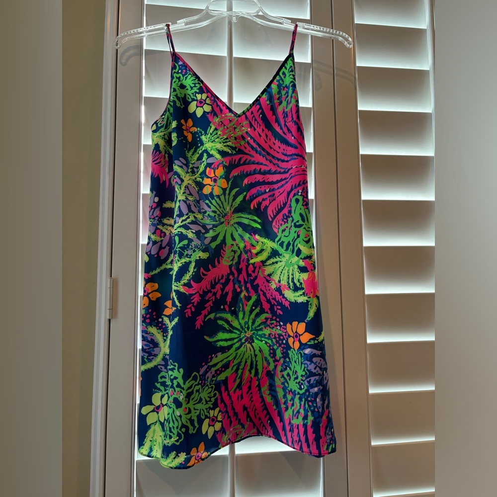 Lilly Pulitzer Brightly colored Lela Silk Dress size S